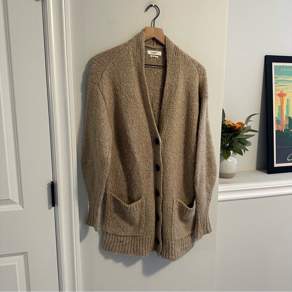 Isabel Marant Etoile Oatmeal Neutral Cardigan Sweater Medium - Picture 11 of 12